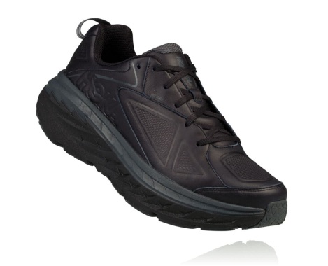 Tenisky Hoka One One Bondi Leather Damske Čierne (62DMUBIVW)